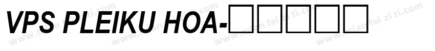 vps pleiku hoa字体转换